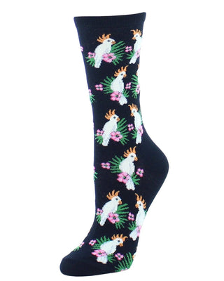 Cockatoo Bamboo Blend Crew Socks