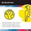 Creative Foraging Push and Pull Bird Toy