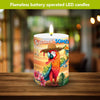 Sunset Parrot Flameless Candle