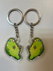 Green Parrotlet Keychain